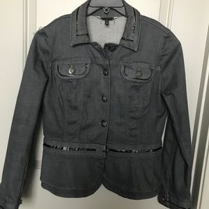 Grey denim jacket